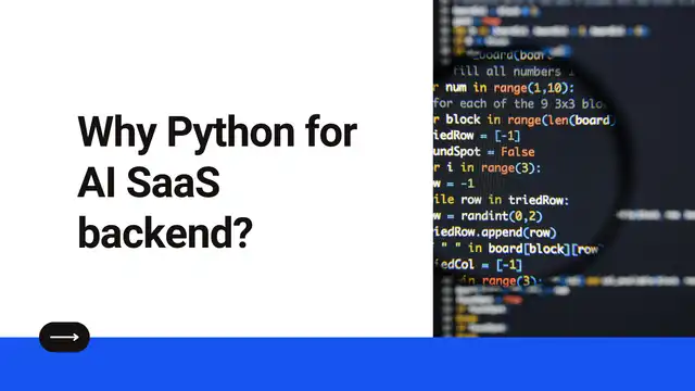 Why Python is the Preferred Choice for AI SaaS Backend Development?